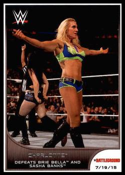 2016 Topps WWE Road to Wrestlemania #63 Charlotte Front
