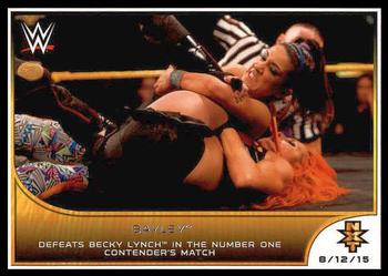 2016 Topps WWE Road to Wrestlemania #105 Bayley Front