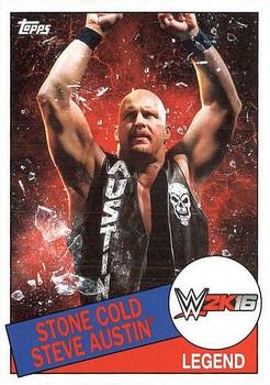 Stone Cold Steve Austin #44 Wwe Heritage 2015 Topps Trading Card