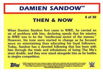 2015 Topps WWE Heritage - Then & Now #8 Damien Sandow Back