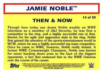 2015 Topps WWE Heritage - Then & Now #14 Jamie Noble Back