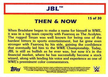 2015 Topps WWE Heritage - Then & Now #15 JBL Back