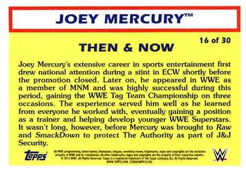 2015 Topps WWE Heritage - Then & Now #16 Joey Mercury Back