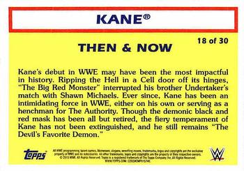 2015 Topps WWE Heritage - Then & Now #18 Kane Back