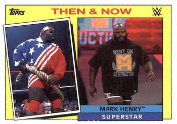 2015 Topps WWE Heritage - Then & Now #19 Mark Henry Front