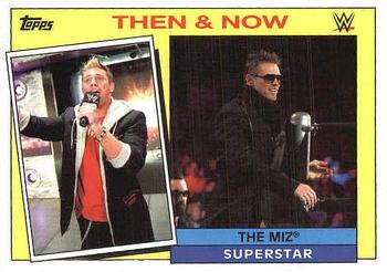 2015 Topps WWE Heritage - Then & Now #20 The Miz Front