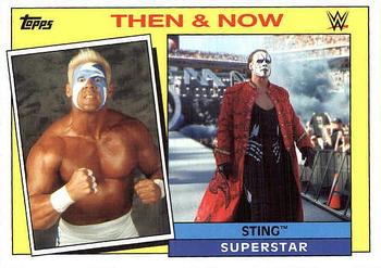 2015 Topps WWE Heritage - Then & Now #24 Sting Front