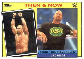 2015 Topps WWE Heritage - Then & Now #25 Stone Cold Steve Austin Front