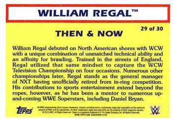 2015 Topps WWE Heritage - Then & Now #29 William Regal Back
