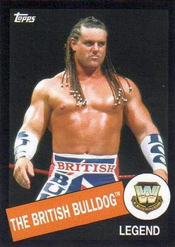 2015 Topps WWE Heritage - Black Border #7 The British Bulldog Front