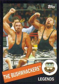 2015 Topps WWE Heritage - Black Border #9 The Bushwhackers Front