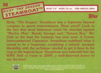 2015 Topps WWE Heritage - Black Border #38 Ricky The Dragon Steamboat Back