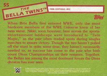 2015 Topps WWE Heritage - Black Border #55 The Bella Twins Back