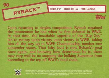 2015 Topps WWE Heritage - Black Border #90 Ryback Back