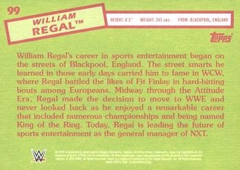 2015 Topps WWE Heritage - Black Border #99 William Regal Back