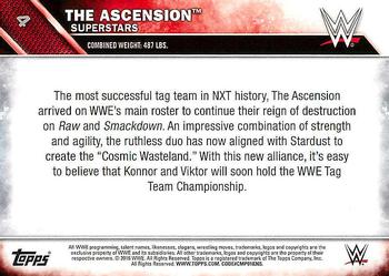 2016 Topps WWE #4 The Ascension Back