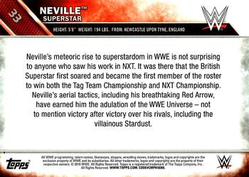 2016 Topps WWE #33 Neville Back