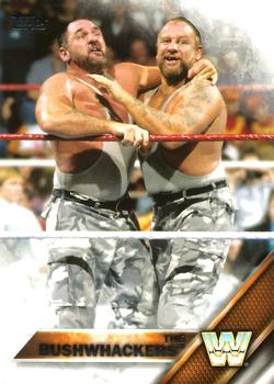 2016 Topps WWE #58 The Bushwhackers Front
