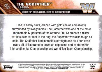 2016 Topps WWE #65 The Godfather Back