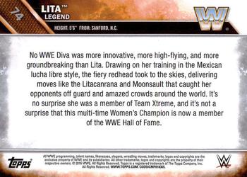 2016 Topps WWE #74 Lita Back