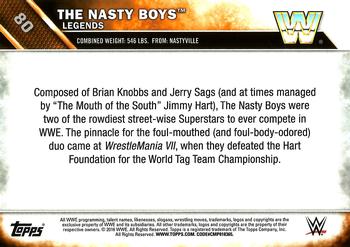 2016 Topps WWE #80 The Nasty Boys Back