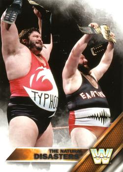 2016 Topps WWE #81 The Natural Disasters Front