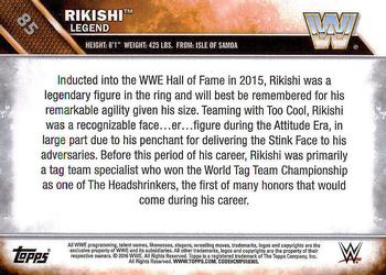 2016 Topps WWE #85 Rikishi Back