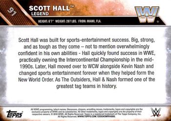 2016 Topps WWE #91 Scott Hall Back
