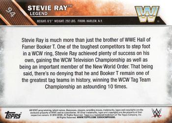 2016 Topps WWE #94 Stevie Ray Back