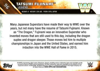2016 Topps WWE #96 Tatsumi Fujinami Back