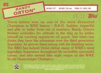 2015 Topps WWE Heritage - Gold #85 Randy Orton Back