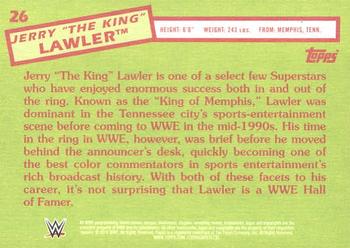 2015 Topps WWE Heritage - Silver #26 Jerry Lawler Back