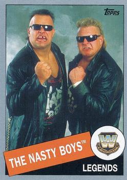 2015 Topps WWE Heritage - Silver #35 The Nasty Boys Front