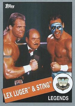 2015 Topps WWE Heritage - Silver #43 Lex Luger / Sting Front