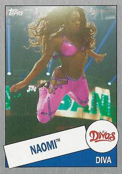 2015 Topps WWE Heritage - Silver #58 Naomi Front