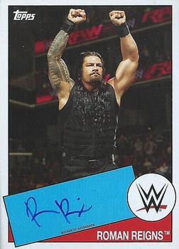 2015 Topps WWE Heritage - Autographs #NNO Roman Reigns Front