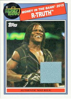 2015 Topps WWE Heritage - Money in the Bank Mat Relics #NNO R-Truth Front
