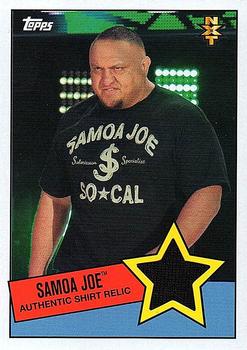 2015 Topps WWE Heritage - Swatch Relics #NNO Samoa Joe Front