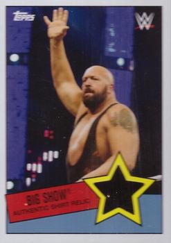 2015 Topps WWE Heritage - Swatch Relics #NNO Big Show Front