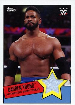 2015 Topps WWE Heritage - Swatch Relics #NNO Darren Young Front