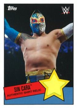 2015 Topps WWE Heritage - Swatch Relics #NNO Sin Cara Front
