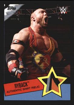 2015 Topps WWE Heritage - Swatch Relics Black #NNO Ryback Front