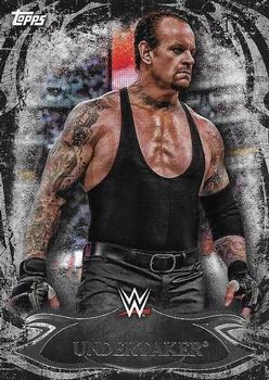 2015 Topps WWE Undisputed - Black #1 Undertaker Front
