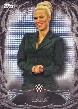 2015 Topps WWE Undisputed - Black #17 Lana Front