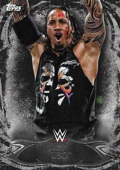 2015 Topps WWE Undisputed - Black #21 Jey Uso Front