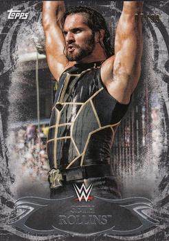 2015 Topps WWE Undisputed - Black #57 Seth Rollins Front
