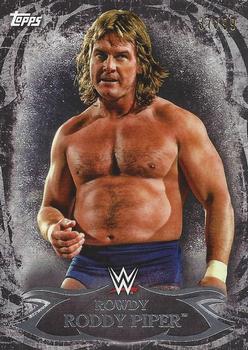 2015 Topps WWE Undisputed - Black #58 Rowdy Roddy Piper Front