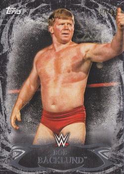 2015 Topps WWE Undisputed - Black #72 Bob Backlund Front