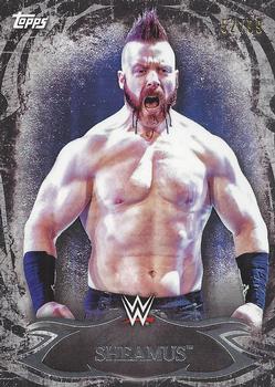 2015 Topps WWE Undisputed - Black #77 Sheamus Front