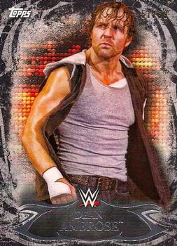 2015 Topps WWE Undisputed - Black #87 Dean Ambrose Front